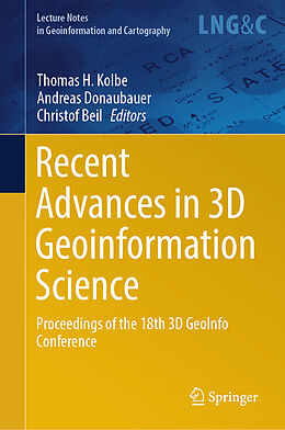 Livre Relié Recent Advances in 3D Geoinformation Science de 