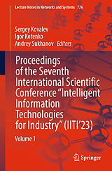 E-Book (pdf) Proceedings of the Seventh International Scientific Conference "Intelligent Information Technologies for Industry" (IITI'23) von 