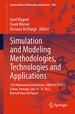 Couverture cartonnée Simulation and Modeling Methodologies, Technologies and Applications de 
