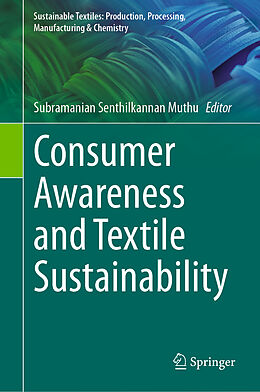 Livre Relié Consumer Awareness and Textile Sustainability de 