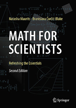 Couverture cartonnée Math for Scientists de Branislava  ur i -Blake, Natasha Maurits