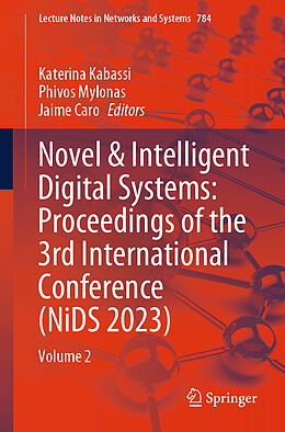 Couverture cartonnée Novel & Intelligent Digital Systems: Proceedings of the 3rd International Conference (NiDS 2023) de 