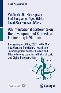 Couverture cartonnée 9th International Conference on the Development of Biomedical Engineering in Vietnam de 