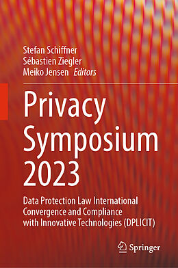 Livre Relié Privacy Symposium 2023 de 