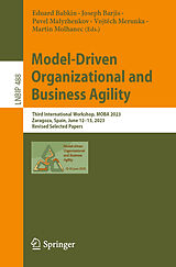 Couverture cartonnée Model-Driven Organizational and Business Agility de 