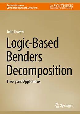 E-Book (pdf) Logic-Based Benders Decomposition von John Hooker