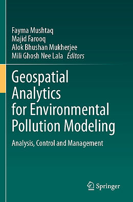 Couverture cartonnée Geospatial Analytics for Environmental Pollution Modeling de 