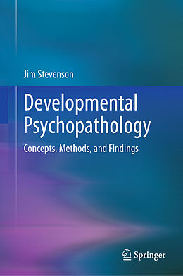 Livre Relié Developmental Psychopathology de Jim Stevenson