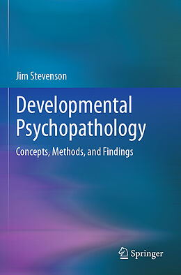 Couverture cartonnée Developmental Psychopathology de Jim Stevenson