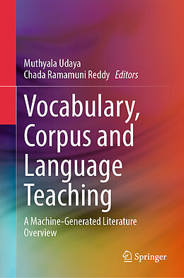 Livre Relié Vocabulary, Corpus and Language Teaching de 