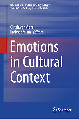 Fester Einband Emotions in Cultural Context von 