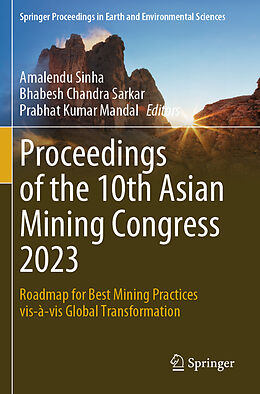 Couverture cartonnée Proceedings of the 10th Asian Mining Congress 2023 de 