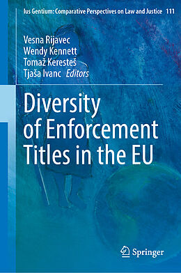 Fester Einband Diversity of Enforcement Titles in the EU von 