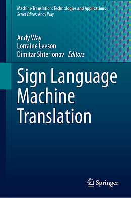 Livre Relié Sign Language Machine Translation de 