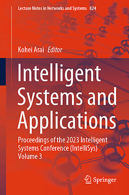 Couverture cartonnée Intelligent Systems and Applications de 