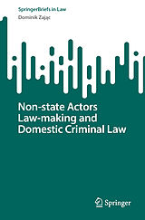 E-Book (pdf) Non-state Actors Law-making and Domestic Criminal Law von Dominik Zajac