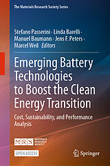 Livre Relié Emerging Battery Technologies to Boost the Clean Energy Transition de 