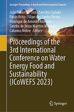 Livre Relié Proceedings of the 3rd International Conference on Water Energy Food and Sustainability (ICoWEFS 2023) de 