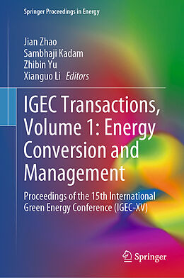 Fester Einband IGEC Transactions, Volume 1: Energy Conversion and Management von 