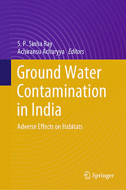 Livre Relié Ground Water Contamination in India de 