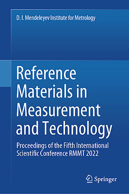 Livre Relié Reference Materials in Measurement and Technology de 