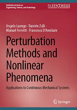 E-Book (pdf) Perturbation Methods and Nonlinear Phenomena von Angelo Luongo, Daniele Zulli, Manuel Ferretti