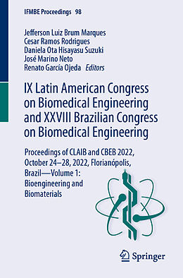 Couverture cartonnée IX Latin American Congress on Biomedical Engineering and XXVIII Brazilian Congress on Biomedical Engineering de 