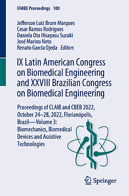 Couverture cartonnée IX Latin American Congress on Biomedical Engineering and XXVIII Brazilian Congress on Biomedical Engineering de 