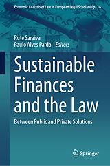 Livre Relié Sustainable Finances and the Law de 