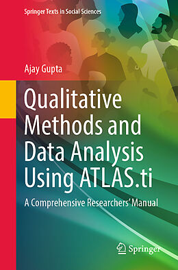 Couverture cartonnée Qualitative Methods and Data Analysis Using ATLAS.ti de Ajay Gupta