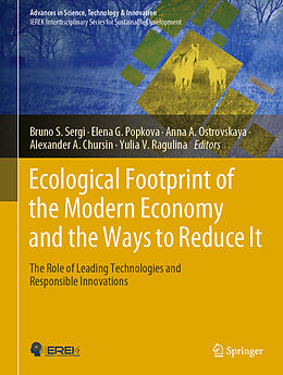 Livre Relié Ecological Footprint of the Modern Economy and the Ways to Reduce It de 