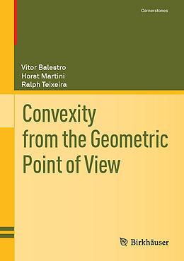 Livre Relié Convexity from the Geometric Point of View de Vitor Balestro, Horst Martini, Ralph Teixeira