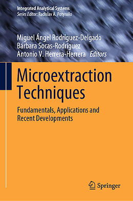 Livre Relié Microextraction Techniques de 