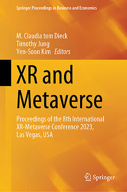 Livre Relié XR and Metaverse de 