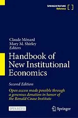 Fester Einband Handbook of New Institutional Economics von 