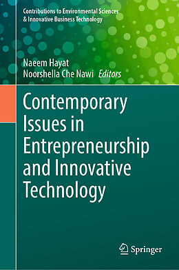 Fester Einband Contemporary Issues in Entrepreneurship and Innovative Technology von 