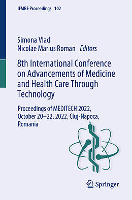 Couverture cartonnée 8th International Conference on Advancements of Medicine and Health Care Through Technology de 