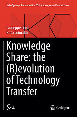 Couverture cartonnée Knowledge Share: the (R)evolution of Technology Transfer de Giuseppe Conti, Rosa Grimaldi