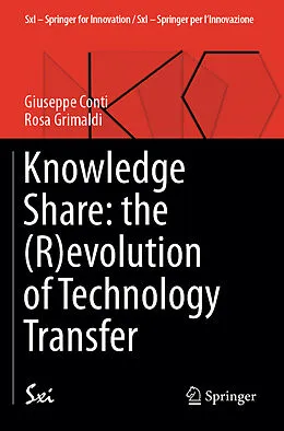 E-Book (pdf) Knowledge Share: the (R)evolution of Technology Transfer von Giuseppe Conti, Rosa Grimaldi