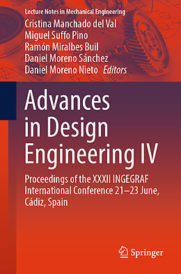 Couverture cartonnée Advances in Design Engineering IV de 