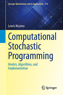 Livre Relié Computational Stochastic Programming de Lewis Ntaimo