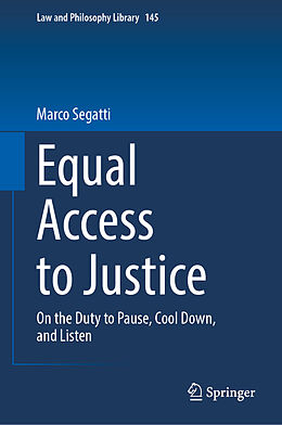 Livre Relié Equal Access to Justice de Marco Segatti