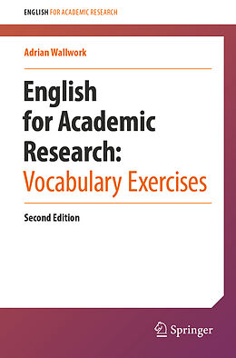 eBook (pdf) English for Academic Research: Vocabulary Exercises de Adrian Wallwork