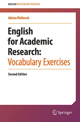 E-Book (pdf) English for Academic Research: Vocabulary Exercises von Adrian Wallwork
