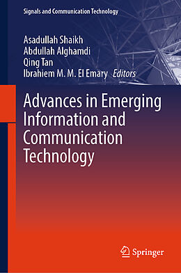 Livre Relié Advances in Emerging Information and Communication Technology de 