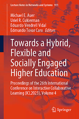 Couverture cartonnée Towards a Hybrid, Flexible and Socially Engaged Higher Education de 