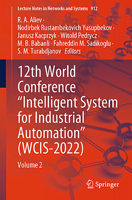 Couverture cartonnée 12th World Conference  Intelligent System for Industrial Automation  (WCIS-2022) de 