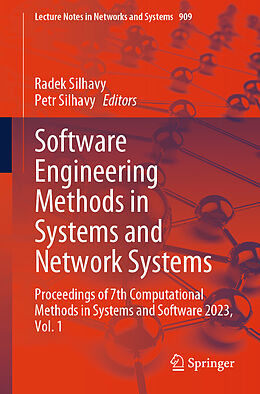 Couverture cartonnée Software Engineering Methods in Systems and Network Systems de 