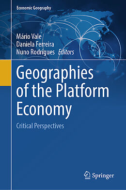 Livre Relié Geographies of the Platform Economy de 