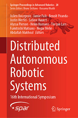 Couverture cartonnée Distributed Autonomous Robotic Systems de 